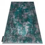 Modern DE LUXE 6754 Absztrakcija - zelena / siva 120x170 cm tepih
