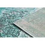 Modern DE LUXE 6827 Absztrakcija - Structural, vintage zelena / siva 120x170 cm tepih