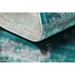 Modern DE LUXE 6827 Absztrakcija - Structural, vintage zelena / siva 120x170 cm tepih