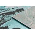 Modern DE LUXE 622 Absztrakcija - zelena / antracit 120x170 cm tepih