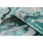 Modern DE LUXE 622 Absztrakcija - zelena / antracit 120x170 cm tepih