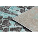 Modern DE LUXE 2079 vintage - zelena / antracit 140x190 cm tepih