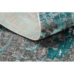 Modern DE LUXE 2079 vintage - zelena / antracit 140x190 cm tepih