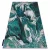 Modern DE LUXE 622 Absztrakcija - zelena / antracit 140x190 cm tepih