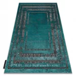 Modern DE LUXE 1516 vintage - zelena / antracit 160x220 cm tepih