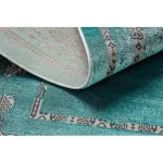 Modern DE LUXE 1516 vintage - zelena / antracit 160x220 cm tepih