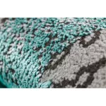 Modern DE LUXE 1516 vintage - zelena / antracit 160x220 cm tepih