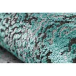 Modern DE LUXE 6754 Absztrakcija - zelena / siva 200x290 cm tepih