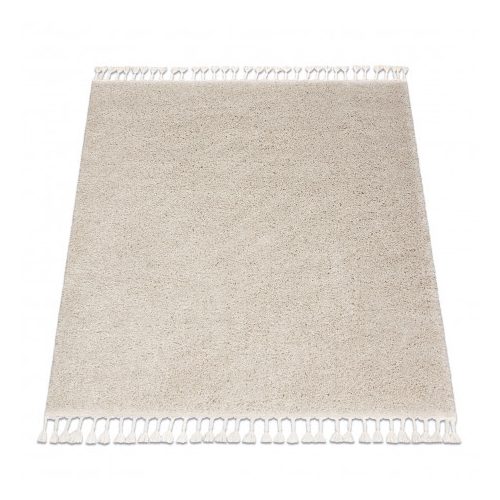 tepih BERBER 9000 square krem Rojt shaggy 120x120 cm