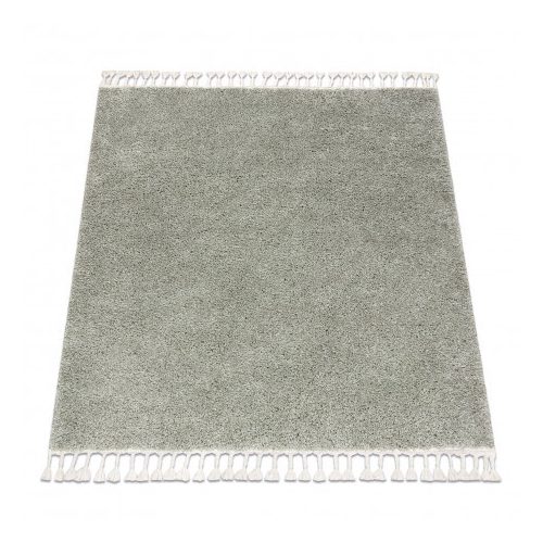 tepih BERBER 9000 square zelena Rojt shaggy 120x120 cm