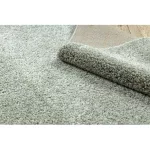 tepih BERBER 9000 square zelena Rojt shaggy 120x120 cm