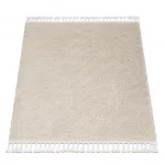 tepih BERBER 9000 square krem Rojt shaggy 160x160 cm