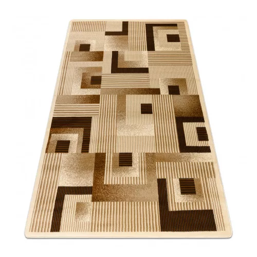 Kraljevski tepih G2069 Geometrijski, linije - krem 100x200 cm