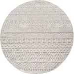 Ay. Helix modern okrugli tepih 160 x 160 cm 2202 krem