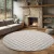 Ay. Helix modern okrugli tepih 200 x 200 cm 2203 krem