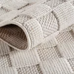 Ay. Helix modern okrugli tepih 200 x 200 cm 2203 krem
