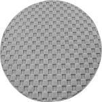 Ay. Helix modern okrugli tepih 200 x 200 cm 2203 srebrni