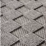 Ay. Helix modern okrugli tepih 200 x 200 cm 2203 srebrni