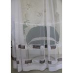  TRD. Gotova zavjesa grčki sivi uzorak 400x180cm