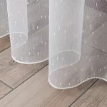  TRD. Gotova zavjesa Lux bijela Noppe uzorak 150x260cm