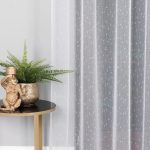  TRD. Gotova zavjesa Lux bijela Noppe uzorak 200x160cm