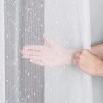  TRD. Gotova zavjesa Lux bijela Noppe uzorak 500x180cm