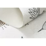 BAMBINO 1278 mosható tepih tér űrrakéta gyerekeknek csúszásgátló - krém 140x190 cm