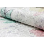 BAMBINO 1610 mosható tepih Pillangók gyerekeknek csúszásgátló - krém 140x190 cm
