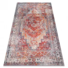  ANDRE 1684 mosható tepih vintage csúszásgátló - crvena 120x170 cm