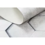ANDRE 1180 mosható tepih Méhsejt, hatszögletű 3D csúszásgátló - siva 80x150 cm