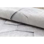 ANDRE 1180 mosható tepih Méhsejt, hatszögletű 3D csúszásgátló - siva 80x150 cm