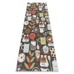  Kab. ANDRE 1297 perivi tepih Šalica, kava. za kuhinju. protuklizna - smeđa 80x200 cm