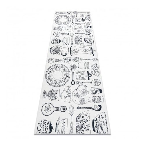  Kab. ANDRE 1318 perivi tepih Keramički, kuhinja protuklizna - bež 80x200 cm