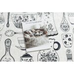  Kab. ANDRE 1318 perivi tepih Keramički, kuhinja protuklizna - bež 80x200 cm