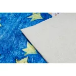 BAMBINO 2265 mosható tepih tér űrrakéta gyerekeknek csúszásgátló - kék 140x190 cm