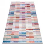 ANDRE 2295 mosható tepih Csík csúszásgátló - ružičasta / plava 80x150 cm