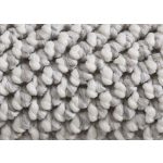  Ay. LOOM 4300 160 x 160 cm srebrni moderni okrugli tepih