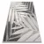 Feel tepih  1827/16811 listovi siva / krem 120x170 cm