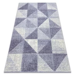 Feel tepih 5672/17944 háromszögek bež/ibolya 80x150 cm