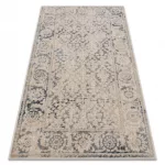 Kab. NAIN tepih Okvir s ukrasom vintage 68981/50955 bež / tamnoplava 80x150 cm