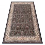  NAIN tepih Cvijeće, okvir 1181/51011 tamnoplava / bež 80x150 cm