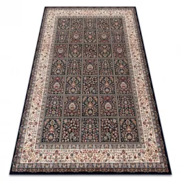    NAIN tepih Cvijeće, okvir 1181/51011 tamnoplava / bež 80x150 cm