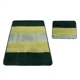    Komplet łazienkowy Montana 04N zielony Komplet (50 cm x 80 cm i 40 cm x 50 cm) tepih