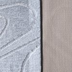 Dvodijelni kupaonski set Montana 05 crni (50 cm x 80 cm i 40 cm x 50 cm) tepih