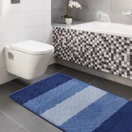    Kupaonski tepih Montana 03N plavi 2-dijelni set (50cmx80cm+40x50cm)