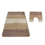  Tepih za kupaonicu Montana 04N bež set od 2 dijela (50cmx80cm+40x50cm)