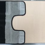  Kupaonski tepih Montana 04N crni 2-dijelni set (50cmx80cm+40x50cm)