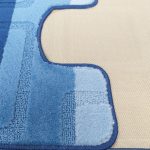 Kupaonski tepih Montana 04N plavi 2-dijelni set (50cmx80cm+40x50cm)