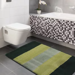    Kupaonski tepih Montana 04N zeleni 2-dijelni set (50cmx80cm+40x50cm)