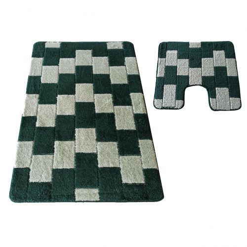  Montana 2-dijelni kupaonski set Bornova XL Green Complete (50 cm x 80 cm i 40 cm x 50 cm) tepih